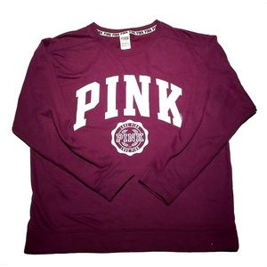 🆕 VS PINK | Maroon Classic Sweatshirt